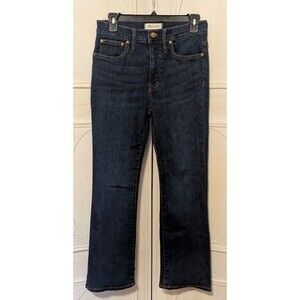 Madewell Mid-Rise Kick Out Jeans 27 Dark Wash